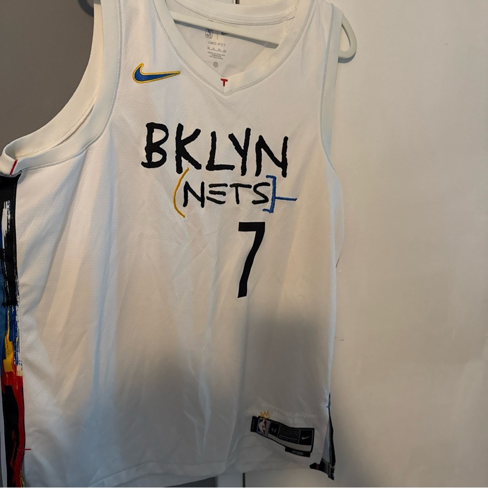 Nike White Brooklyn Nets City Edition Jersey